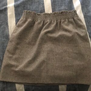 J Crew Tweed Pull-On Skirt